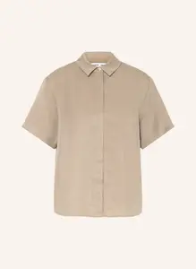 Рубашка-блузка мина Samsøe Samsøe, хаки