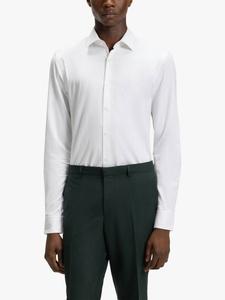 Хлопковая рубашка HUGO Herringbone Slim Fit HUGO BOSS