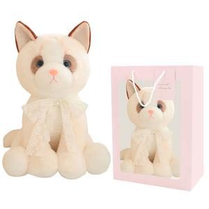 Мягкая плюшевая кошка кукла плюшевая игрушка высота 25см/33см Velvet Mill