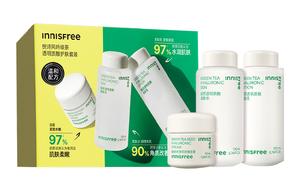 Innisfree Yueshifengyin мягкая кожа набор ухода с зеленым чаем и семенами вода 170ml + молочко 170ml + крем 50ml