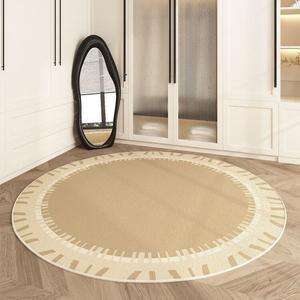 Budis Ковер круглый 120 см, из велюра в винтажном стиле для гостиной/спальни