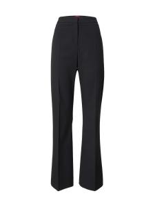 Свободные плиссированные брюки HUGO Hizana, черный