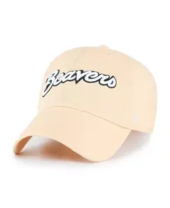 Мужская кремовая регулируемая кепка Oregon State Beavers Clean Up '47 Brand