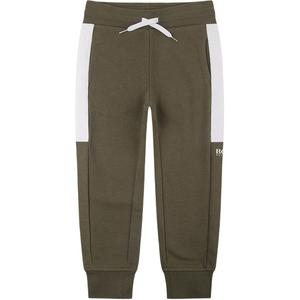 Детские вязаные спортивные штаны HUGO BOSS, зеленый