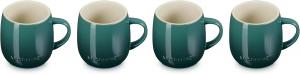 Керамические кружки Le CreusetHeritage, 370 мл каждая, Artichaut, набор из 4 штук
