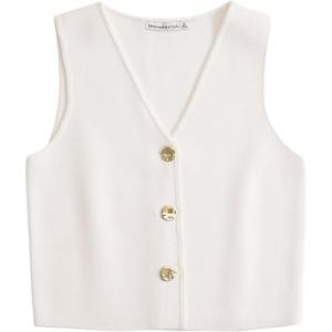 Женский топ Abercrombie＆Fitch, кремовый