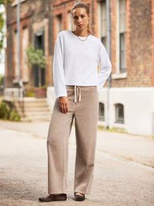 Ультимативная футболка с длинными рукавами Ro&Zo, White