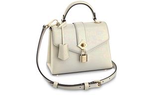 LOUIS VUITTON Сумка через плечо Rose Des Vents Lizard Leather Rose, кроссбоди, мини-сумка In The Wind для женщин, белая