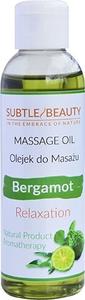 Натуральное антистрессовое массажное масло с бергамотом. Subtle Beauty