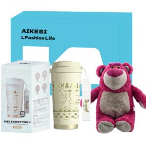 Термостакан Disney, Stitch Coffee Cup 520Ml+Strawberry Bear Plush+Box