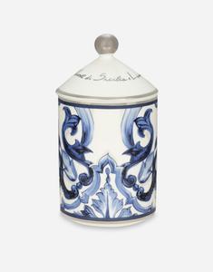 Ароматная свеча из фарфора - сицилийский нероли и лимон Dolce&Gabbana, мультиколор