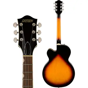 Gretsch Guitars G2420 Streamliner с полым корпусом и хвостовой частью Chromatic II Электрогитара Aged Brooklyn Burst