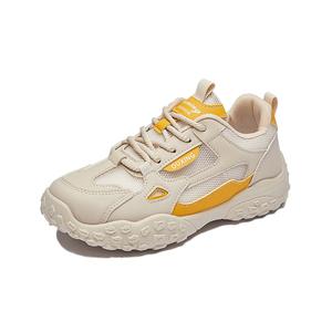 Нескользящие износостойкие низкие повседневные туфли для женщин KLAOSD, Yellow