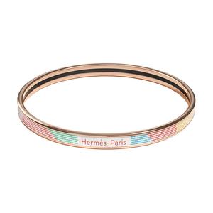 HERMES Эмалевые, металлические браслеты унисекс мультиколор