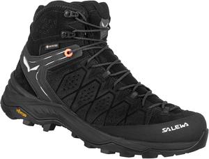 Женские походные ботинки Salewa Alp Trainer 2 Mid с водонепроницаемой мембраной Gore-Tex GTX, черный