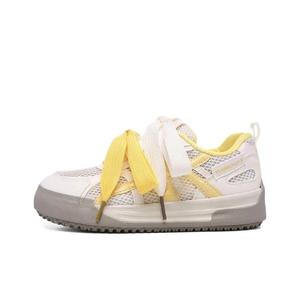 Boldi Kuki Женские низкие скейтерские кеды желтые, цвет Yellow