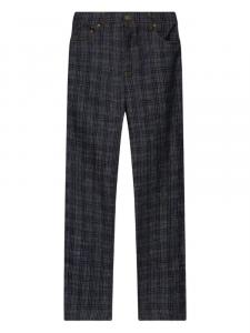 Джинсы Burberry в клетку, синий