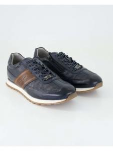 Низкие кеды синего цвета bugatti shoes