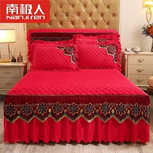 Antarctic Комплект фланелевого постельного белья из 4 предметов (простыня на резинке 150 см, пододеяльник, наволочки), цвет Bright Red