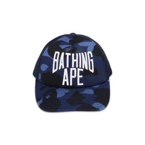 Бейсболка BAPE Color Camo Nyc Logo Mesh Cap, темно-синий