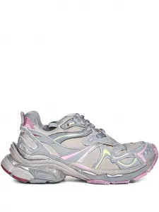Кроссовки Runner 2.0 с тисненым логотипом Balenciaga, серый