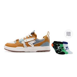 Геометрические кроссовки Low Top Skateboard Shoes мужские Sea Buckthorn Brown FILA FUSION, синий серебряный-BS (Gift Included)