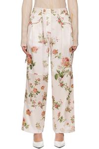 Пижамные брюки с панелями Open Yy, бежевый