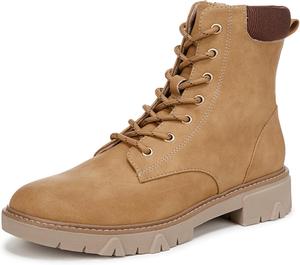 Женские ботинки Dr. Scholl's Headstart средней длины, Tan Faux Leather