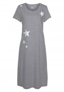 Ночная рубашка Vivance, пятнистый серый