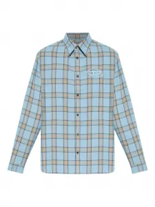 Вышитая клетчатая рубашка S-Simply-Ajfi Diesel, синий