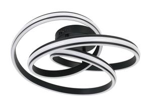 Потолочный светодиодный светильник, черно-белый, степень защиты IP20 Novel, черный/белый