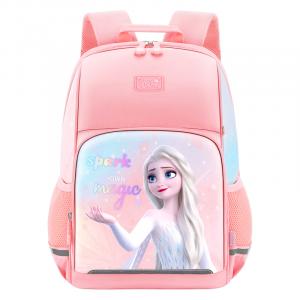 Disney Детский розовый рюкзак с принтом, Icy Snow Princess Backpack-Icy Snow Pink
