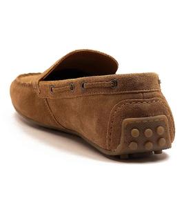 Мужские кожаные туфли-лоферы Thomas Crick 'duval' из темно-серой замши.