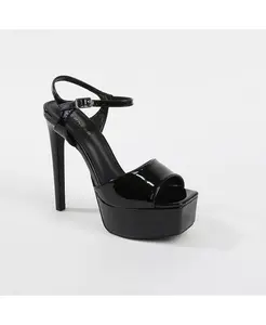 Женские сандалии Genevieve на платформе с лаковой отделкой BERNESS, красный