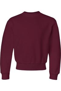 Толстовка с круглым вырезом JERZEES NuBlend Youth, бордовый