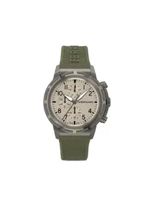 Наручные часы 44 мм с тисненым логотипом Ferragamo, серый