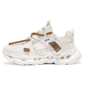 Износостойкие, легкие, амортизирующие, низкие кроссовки для детей и подростков Kung Fu partners, бежевый