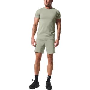 Футболка Conquer Alo Yoga, стальной серый