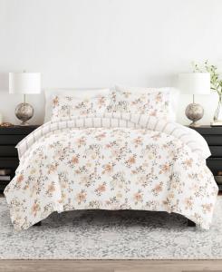 Двусторонний комплект постельного белья из 2 предметов с классическим узором, размер Twin/Twin XL ienjoy Home, Apricot