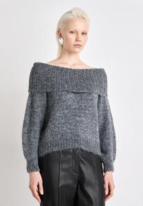 Джемпер ONLY ONLMARIE OFF SHOULDER, Medium Grey Melange/Mottled Grey
