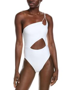 Ramy Brook Индия цельный купальник, белый