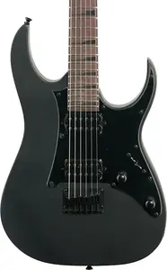Электрогитара Ibanez GRGR131DX Gio, гриф из пурпурного дерева, черный матовый цвет