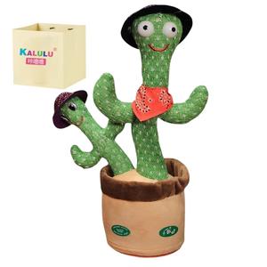 Плюшевая игрушка кактус с двумя головками, высота 33 см Click, фиолетовый