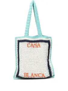 Сумка-тоут в технике кроше CASABLANCA, белый