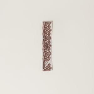 Шарф из принтованного поплина MIU MIU, белый