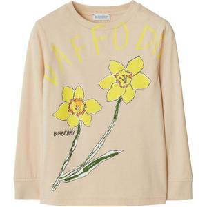 Футболка SS24 SS24 Детская Burberry Тепло-бежевая