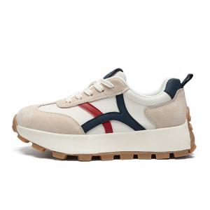 Женские повседневные кеды ZHR бежево-голубые