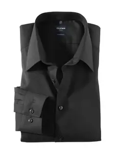 Деловая рубашка OLYMP "Level Five Body Fit", черный