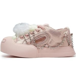 Женские кроссовки для скейтбординга с износостойким покрытием и амортизацией Summer Tour, Pink