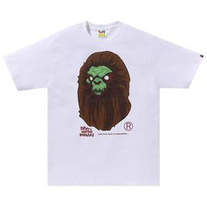Футболка BAPE Horror Mad Face Tee, White